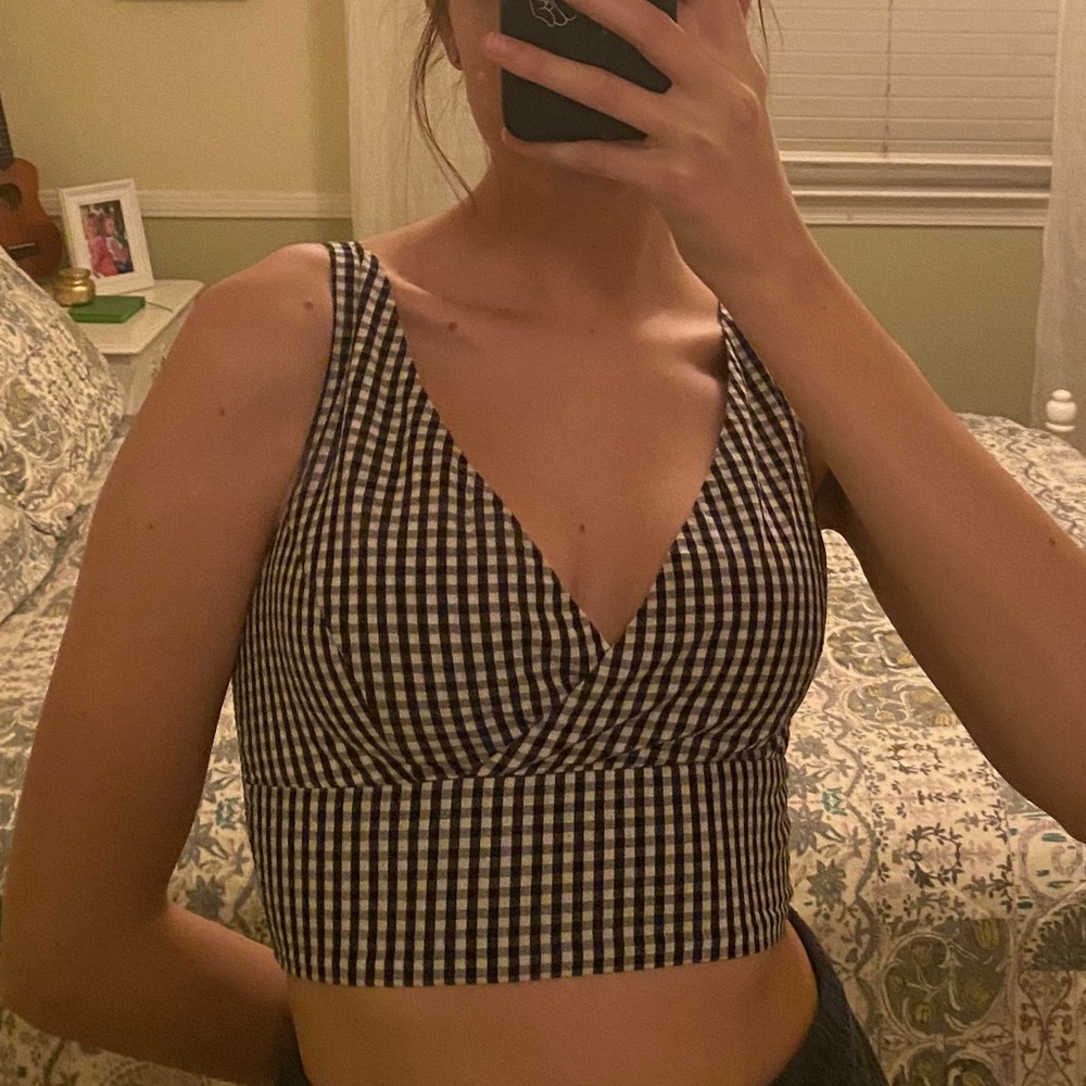 BRANDY MELVILLE gingham tank